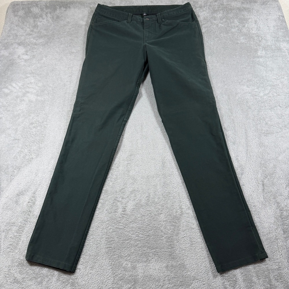 Lululemon ABC Pants Men Size 32 Dark Green Casual Chino Stretch